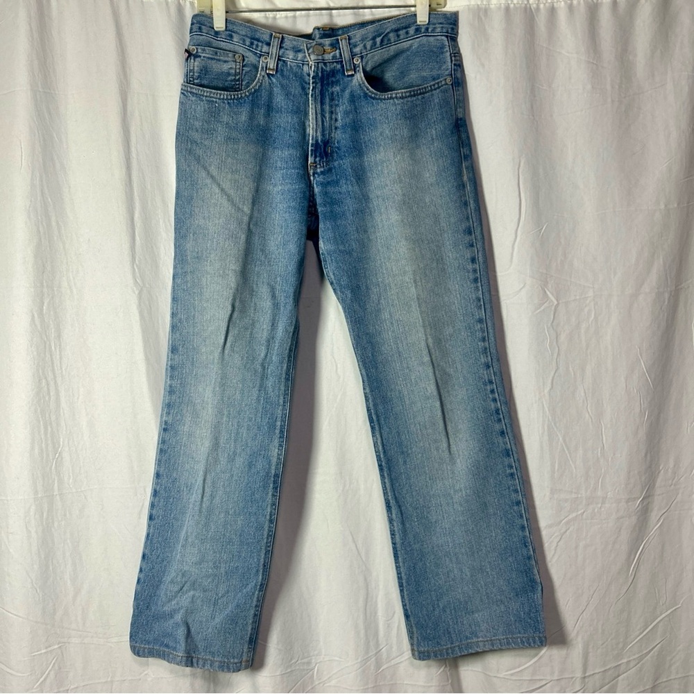 Ralph Lauren Polo High Waist 100% Cotton Straight Jeans Women 6x29 EUC